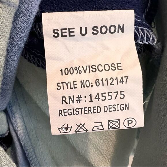 See You Soon Blue Tank Top | Stitch Fix | Size Small - Picture 6 of 6